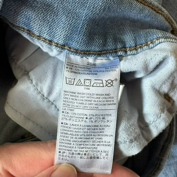 Banana Republic Women's 6 High Waisted Wide Leg Cropped Trousers in Medium Blue - Picture 6 of 7